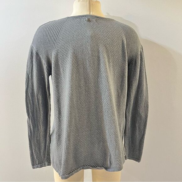 prAna Grey Organic Cotton Mainspring Sweater Size Small - Picture 7 of 10
